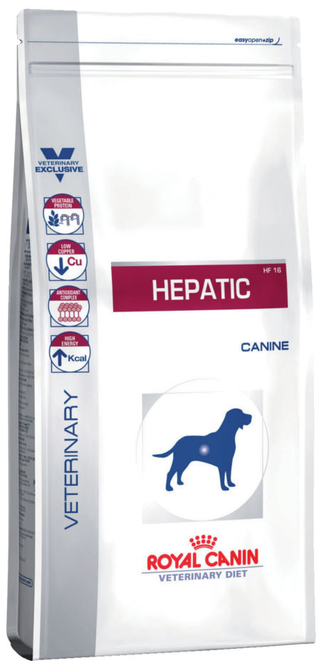 фото Сухой корм для собак royal canin hepatic adult, птица, 6кг