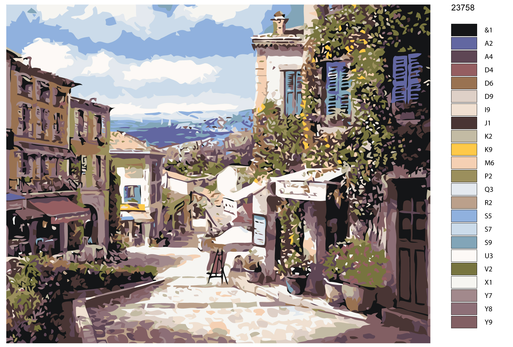 

Картина по номерам, 40 x 50, KTMK-23758, KTMK-23758