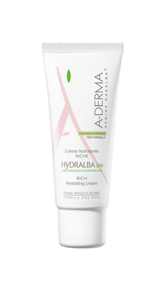 фото Крем для лица a-derma hydralba 24-hour rich hydrating cream 40 мл