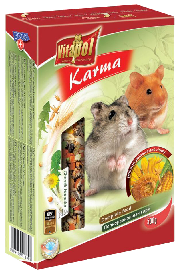 

Корм для хомяков Vitapol Karma 0.5 кг 1 шт