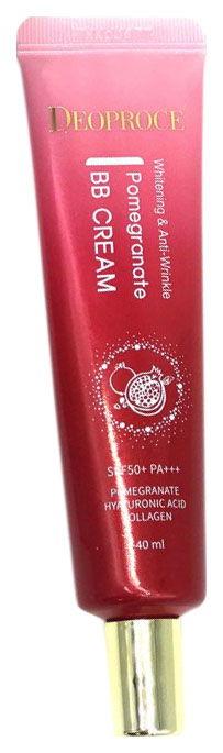 BB средство Deoproce Whitening and Anti-Wrinkle Pomegranate 40 мл осветляющая маска придающая сияние коже minus 417 whitening beauty mask 50 мл