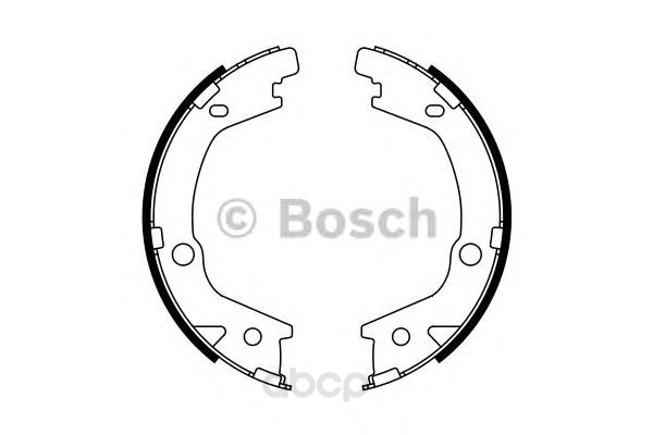 

Тормозные колодки Bosch барабанные 986487770