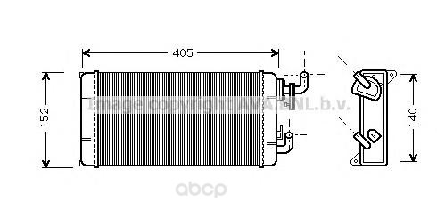 Pадиатор печки MB 100 88-96 Ava MS6258 600000041273