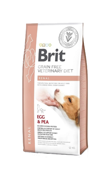 фото Сухой корм для собак brit veterinary diet renal, при почечной недостаточности, 2кг