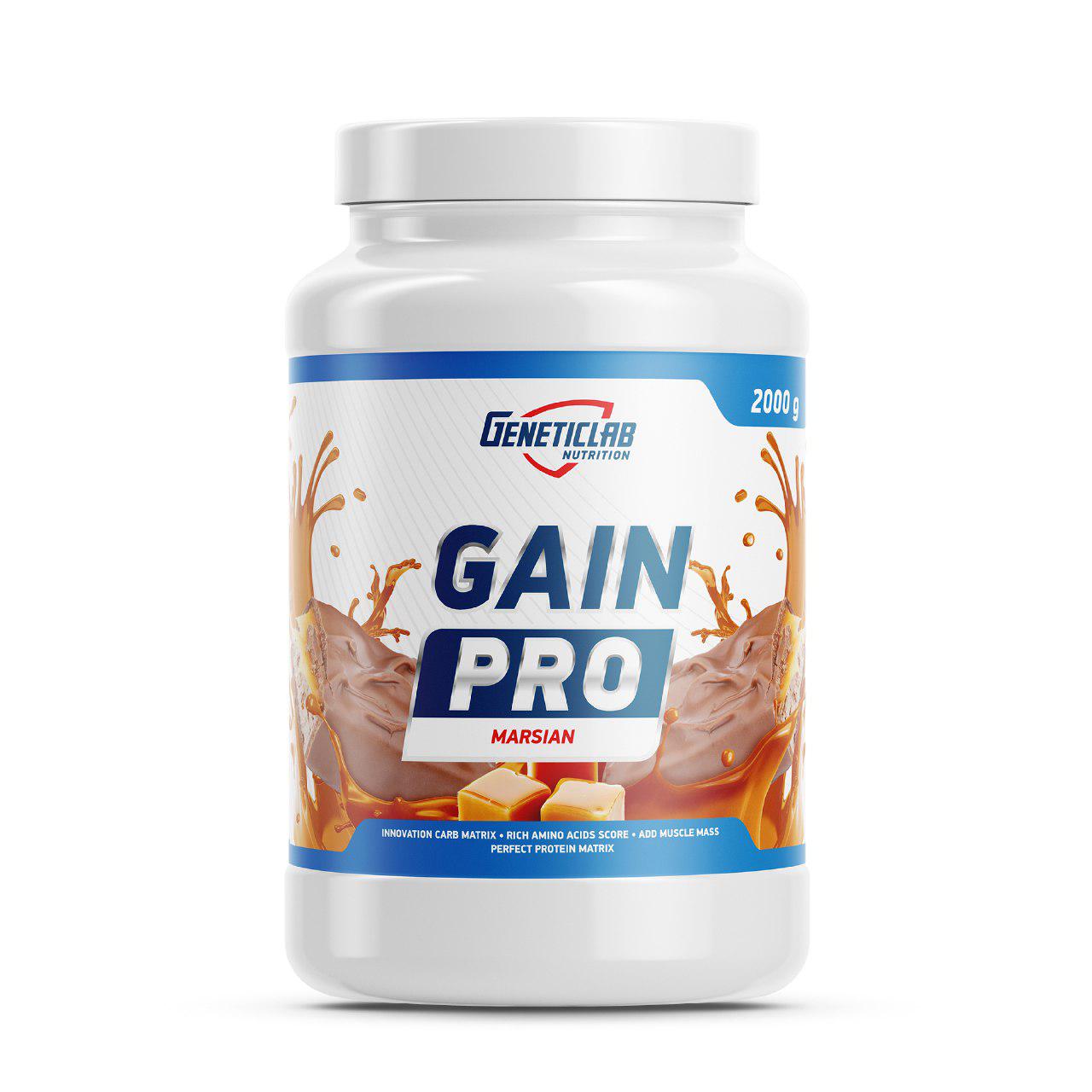 фото Гейнер geneticlab nutrition gain pro, 2000 г, marsian