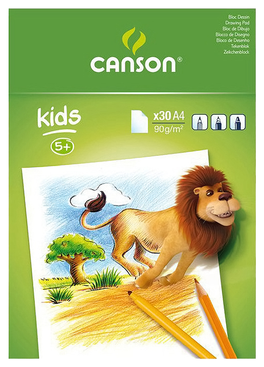 

Альбом для детского творчества Canson Discovery&Learning Little kids, 90 г,м2, 30 листов, CN400015583