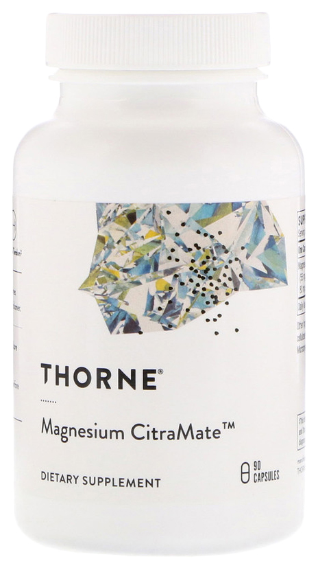 Магний Thorne Research Magnesium Citramate 90 капсул