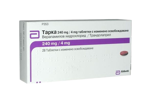 

Тарка таблетки 240 мг+4 мг 28 шт., Тарка