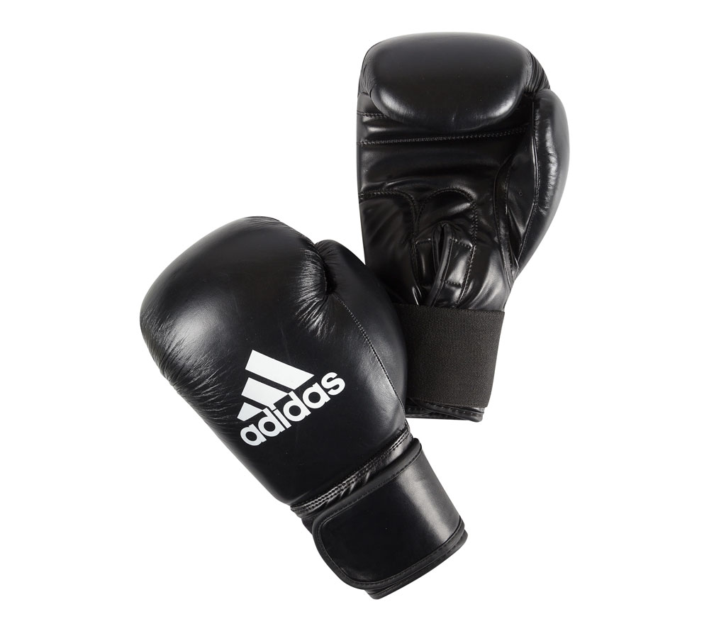 фото Боксерские перчатки adidas performer черные 10 унций