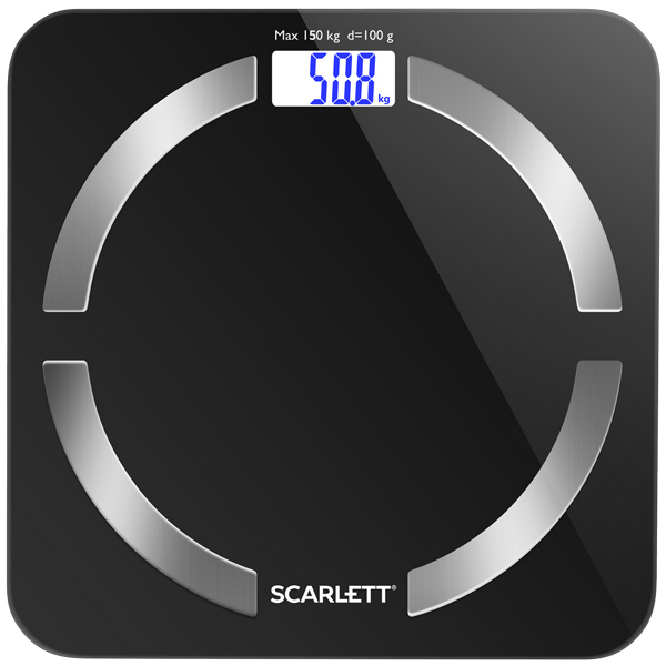 Весы напольные Scarlett SC-BS33ED45 весы напольные scarlett sc bs33e019 family life