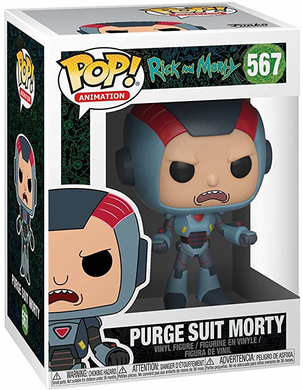 фото Фигурка funko pop! animation rick and morty: morty purge suit morty