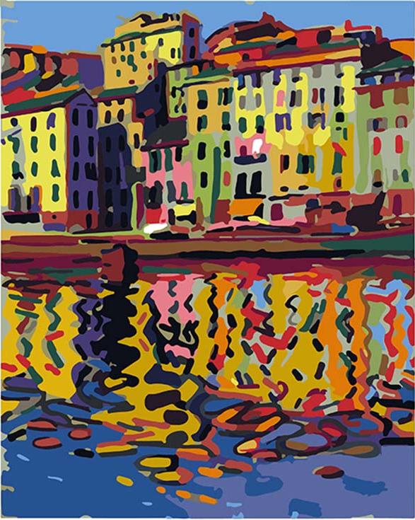 

Картина по номерам Артвентура Доки порта, 40x50 см, Доки порта