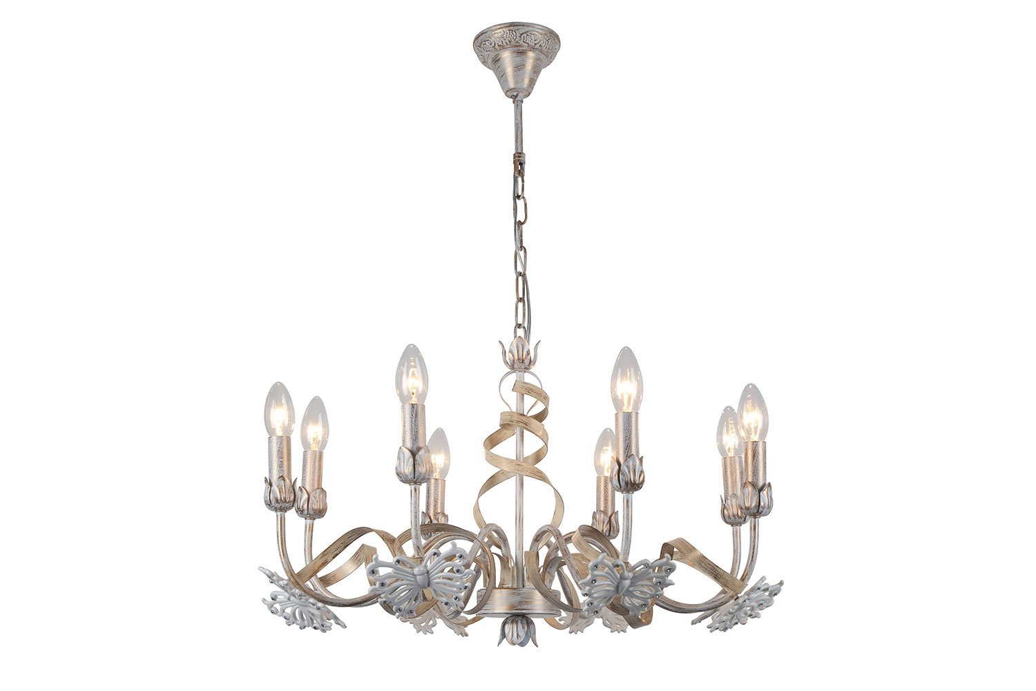 

Люстра подвесная Arte Lamp A8626LM-8WG