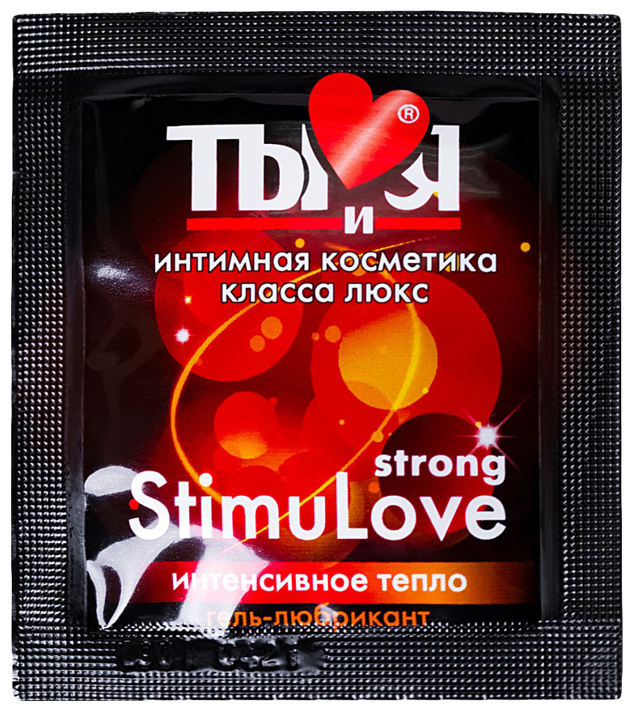 Гель-лубрикант Биоритм Stimulove Strong на водной основе 4 г