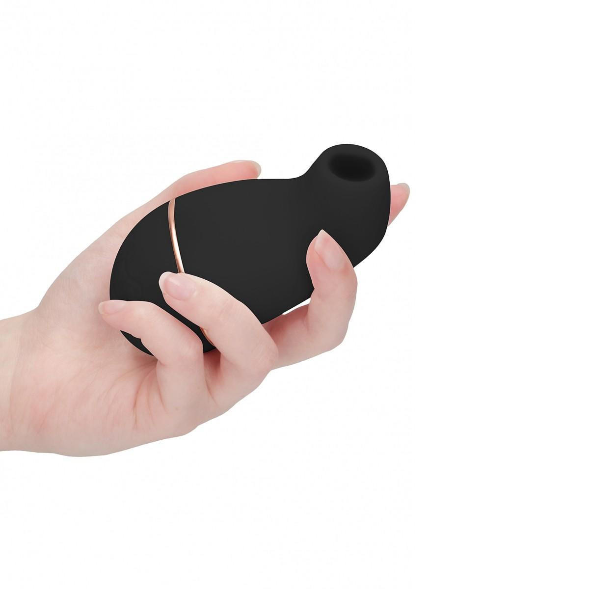 фото Вакуумно-волновой стимулятор клитора irresistible kissable black