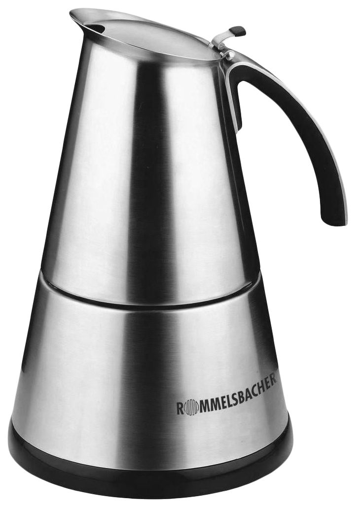 Гейзерная кофеварка Rommelsbacher EKO 366/E Delux Silver кофеварка rommelsbacher eko 376 g