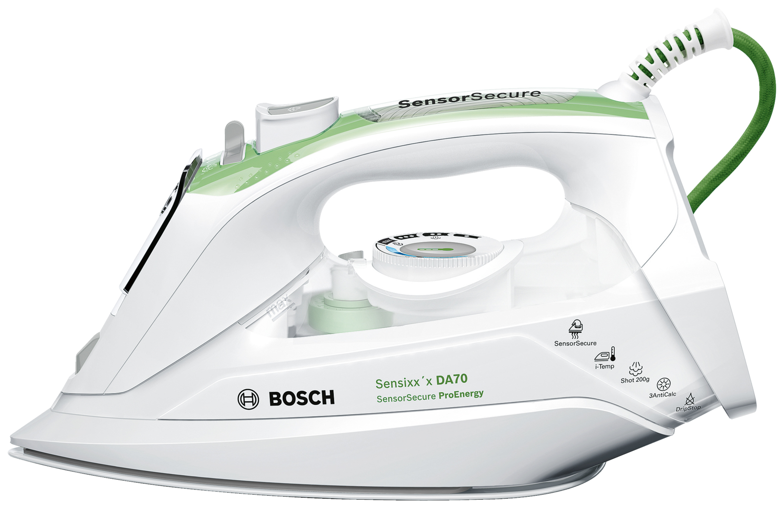 фото Утюг bosch tda702421e white/green