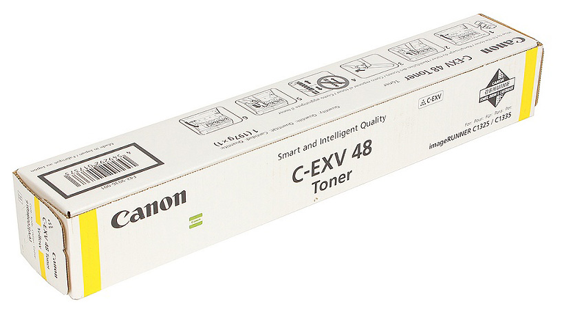 Тонер для лазерного принтера Canon C-EXV 48 (9109B002) желтый, оригинал