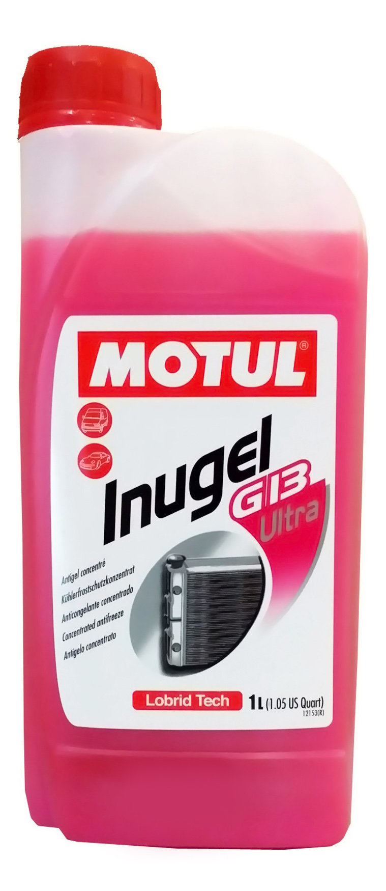 фото Антифриз motul inugel g13 ultra красный концентрат 1л 0.99кг