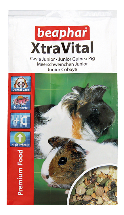 

Корм для морских свинок Beaphar Xtra Vital 0.5 кг 1 шт, корм для грызунов для морских свинок, юниор, 500г