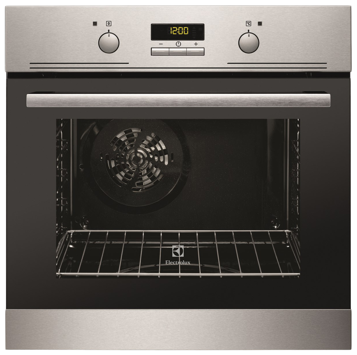 фото Встраиваемый электрический духовой шкаф electrolux ezb53410ax silver/black