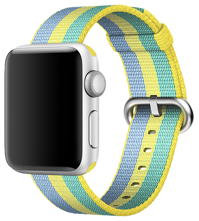 фото Ремешок для смарт-часов apple woven nylon для apple watch 38 mm multicolor (mpvy2zm/a)