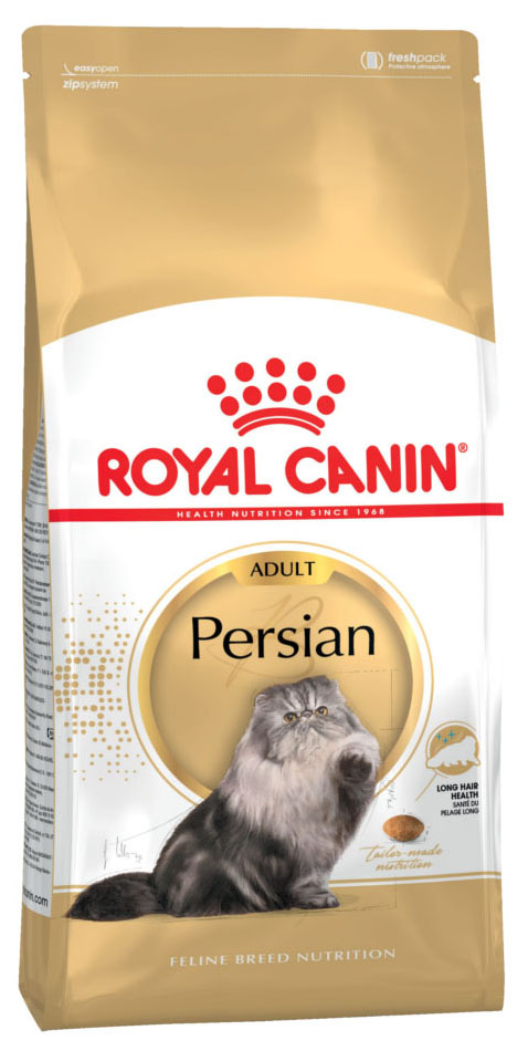 фото Сухой корм для кошек royal canin persian adult, персидская, домашняя птица, 4кг