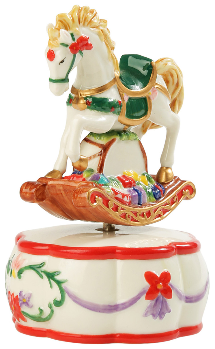 

Новогодняя фигурка Kuchenland Лошадка на подставке УТ000042688 9x9x12,5 см, Белый, Лошадка на подставке