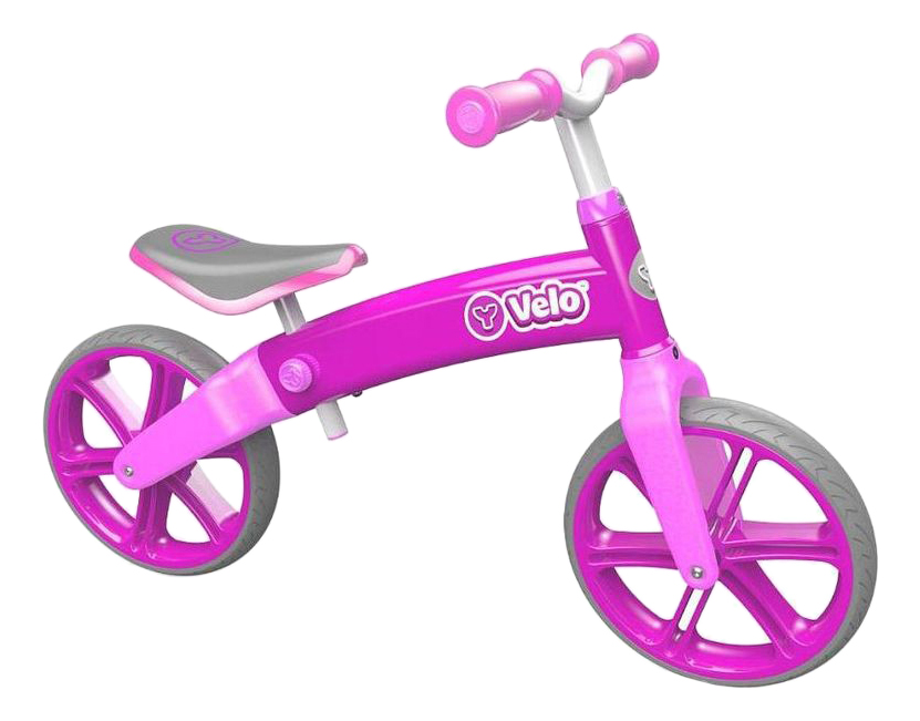 Беговел YVolution Velo Balance розовый самокат кикборд трехколесный amarobaby balance розовый