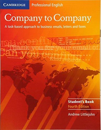 

Company to Company 4Ed SB