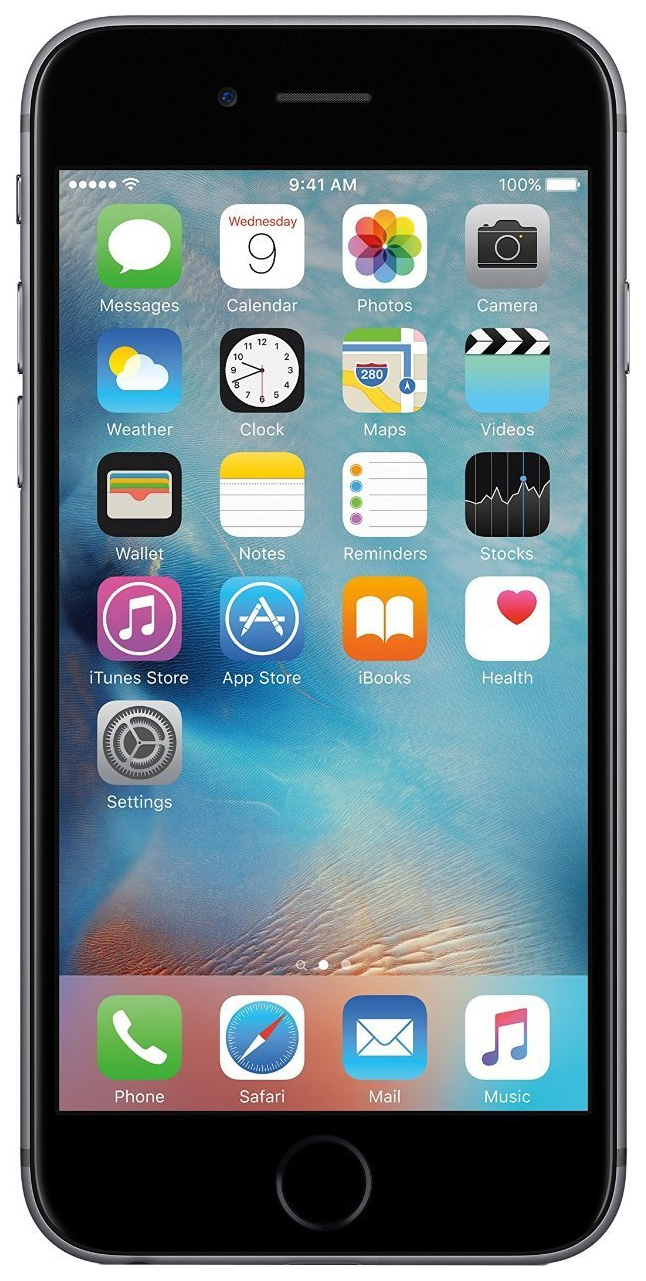 фото Смартфон apple iphone 6s 16gb space gray (fkqj2ru/a) восстановленный