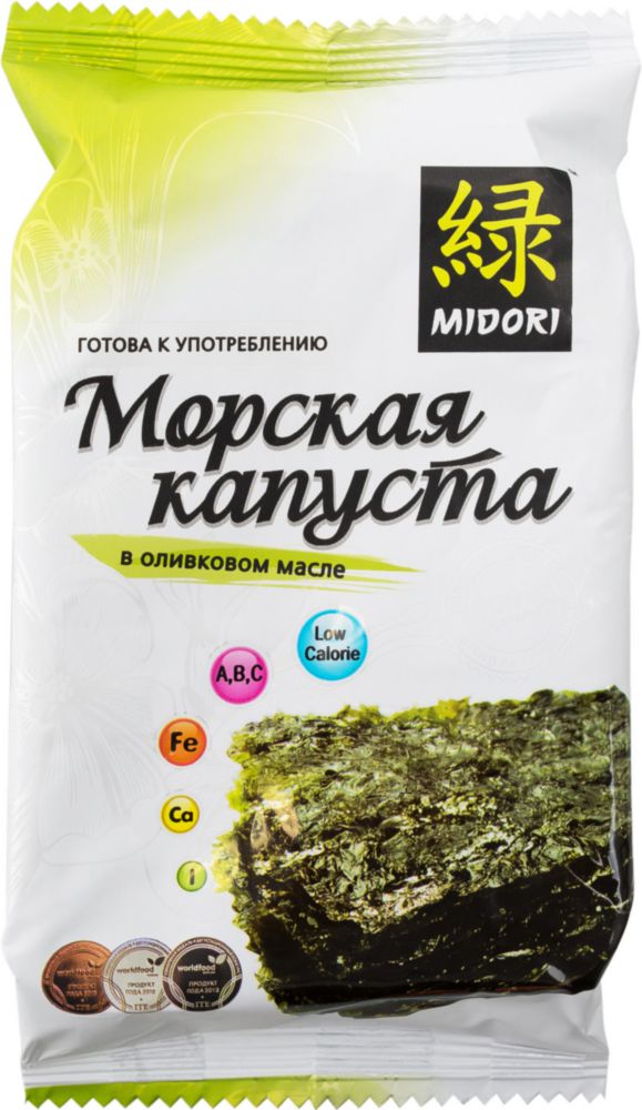 Морская капуста Midori в оливковом масле 5 г