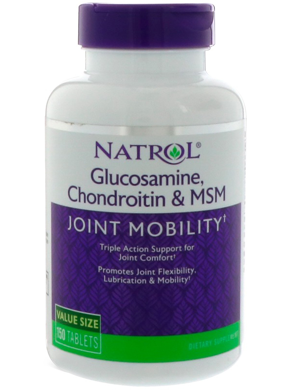 

Глюкозамин хондроитин MSM Natrol 150 табл.