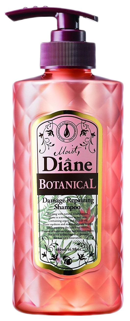 Шампунь Moist Diane Botanical Damage Repairing 480 мл art nouveau botanical bath mat accessories for shower and services mats for bathroom and toilet living room rugs