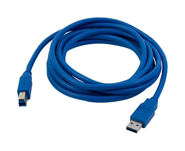 фото Кабель supra usb a-usb b, m-m 3м blue