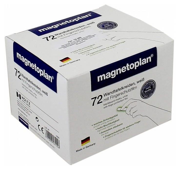 

Школьный мел Magnetoplan Atla Konvex 72 штуки, картонная коробка, Atla Konvex