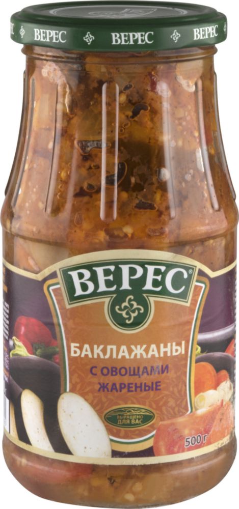 

Баклажаны жареные Верес с овощами 500 г
