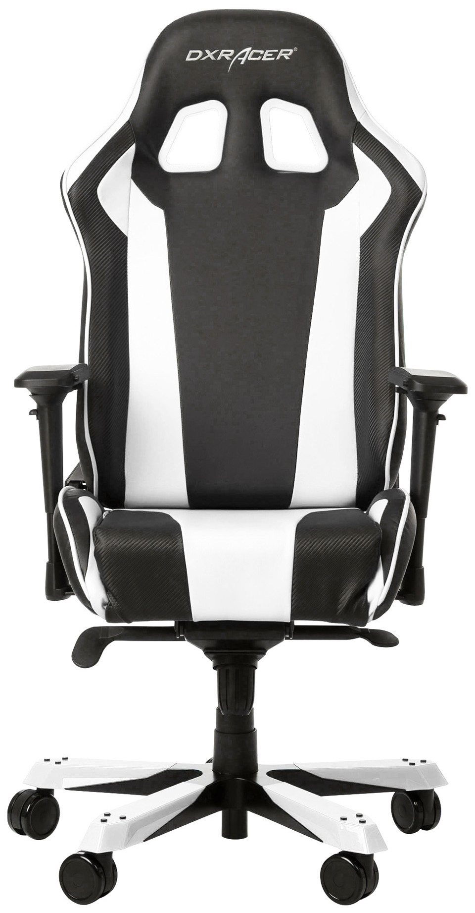 фото Игровое кресло dxracer king oh/ks06/nw, белый/черный