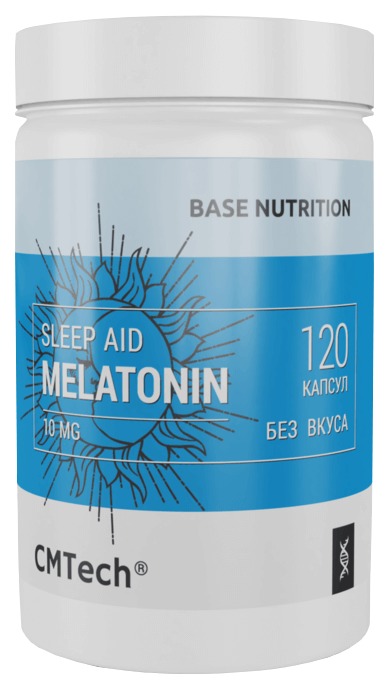 

Добавка для сна CMTech Melatonin 10 mg 120 капс., Melatonin 10 mg