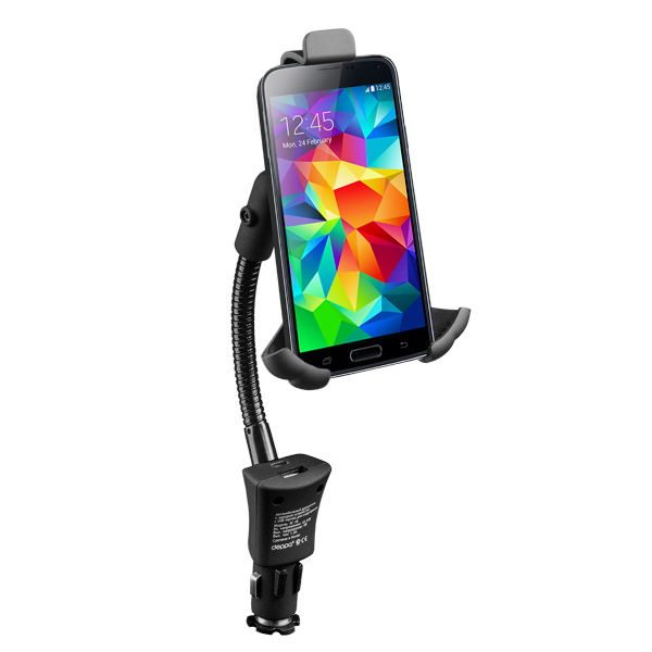 фото Автомобильный держатель smart one xl + азу usb 1,5а + дата-кабель micro usb, deppa (55123)