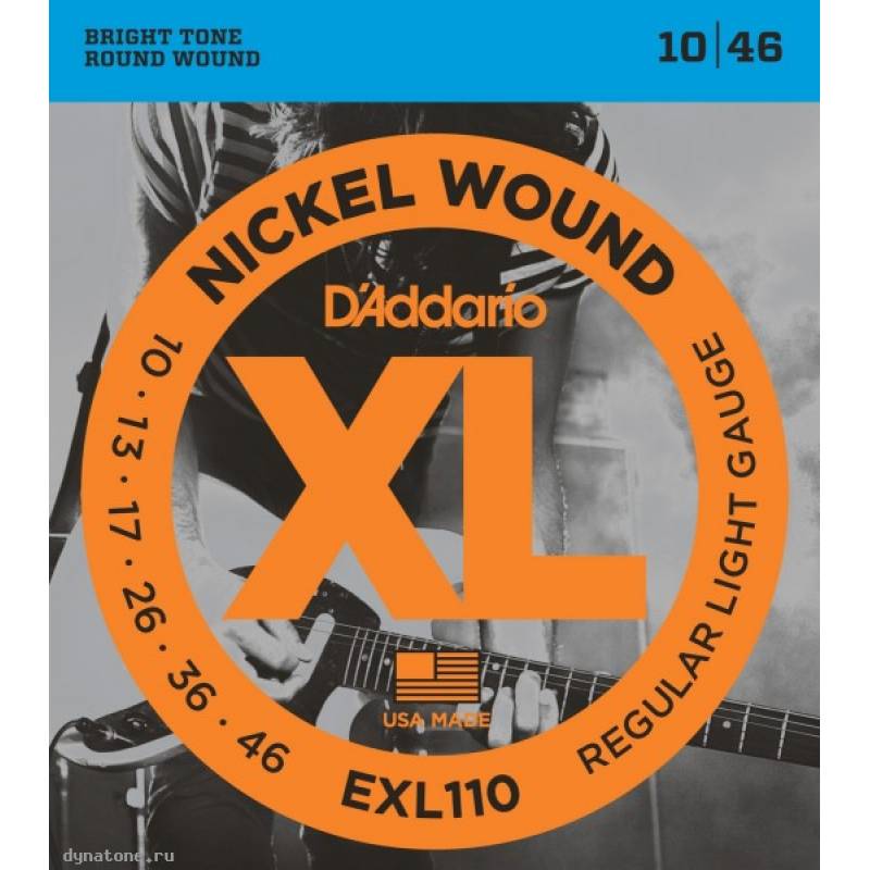 фото Струны для электрогитары d addario exl110 d'addario