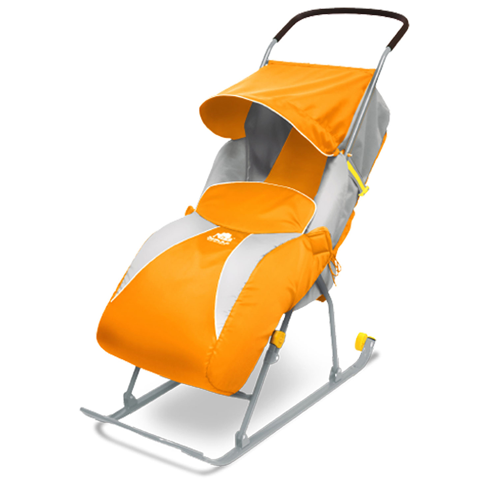 

Cанки-коляска Nika Тимка 2 Стандарт, оранжевые, Тимка 2 Стандарт