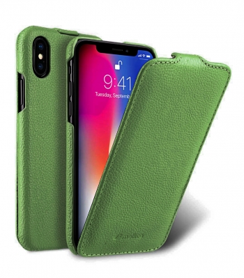 фото Чехол melkco jacka type для apple iphone x/xs green