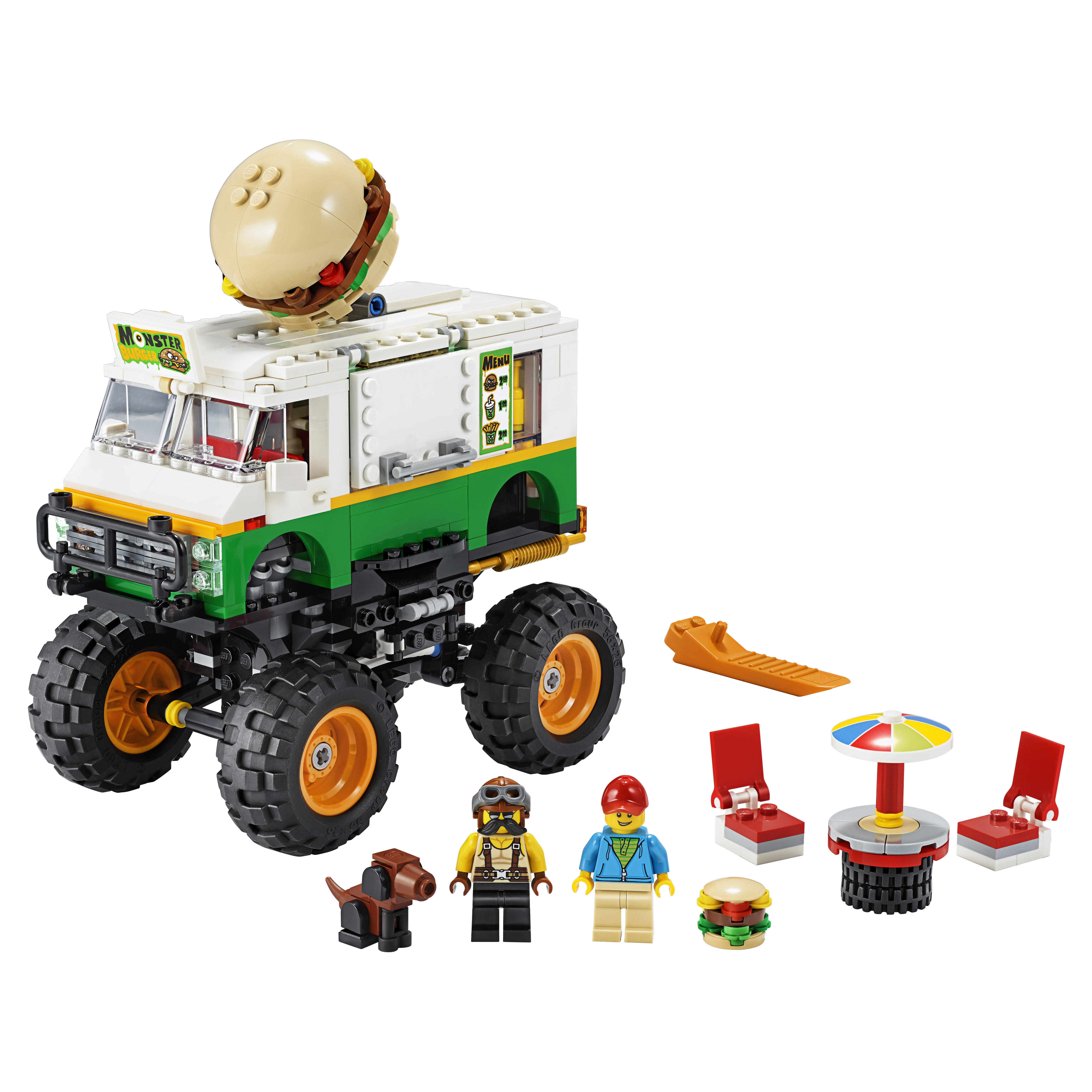 

Конструктор LEGO Creator 31104 Грузовик «Монстрбургер», Грузовик «Монстрбургер»