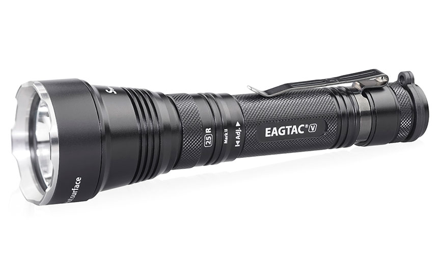 фото Туристический фонарь eagletac s25v xhp70.2 черный, 11 режимов, холодный