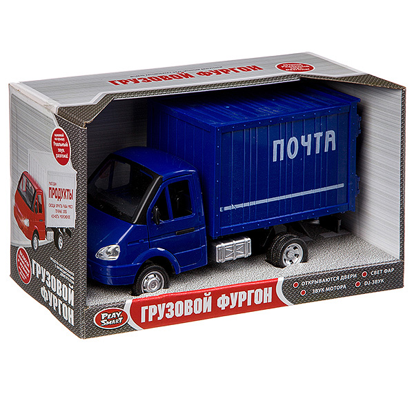 

Инерц. маш. Play Smart BOX 24*14*11 см. Грузовик арт. 9077-D, Синий