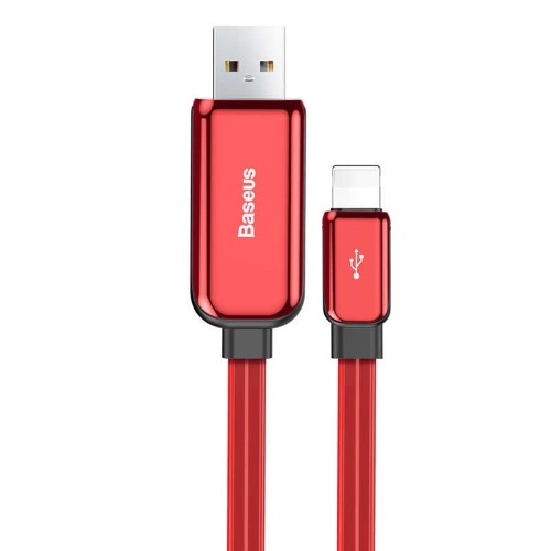 

Кабель Baseus Glowing Lightning 1m Red