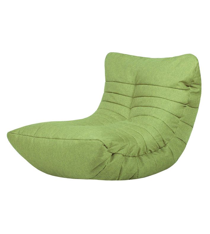 Бескаркасное кресло-кокон Папа Пуф Cocoon Chair one size, рогожка, Lime (зеленый)