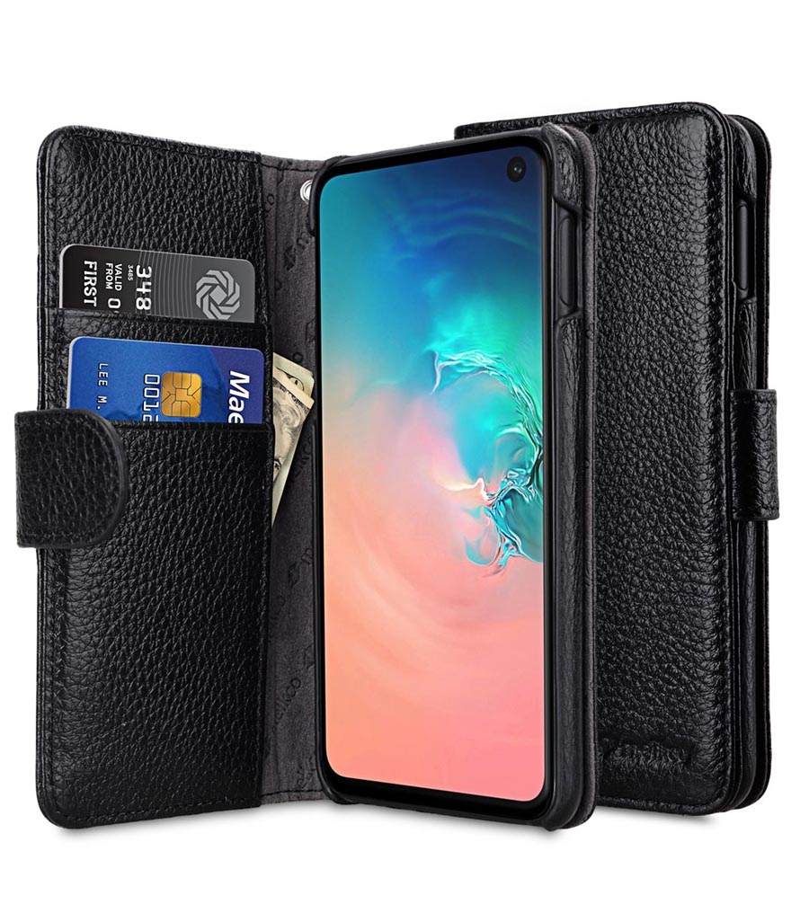 фото Чехол melkco wallet book type для samsung galaxy s10e black