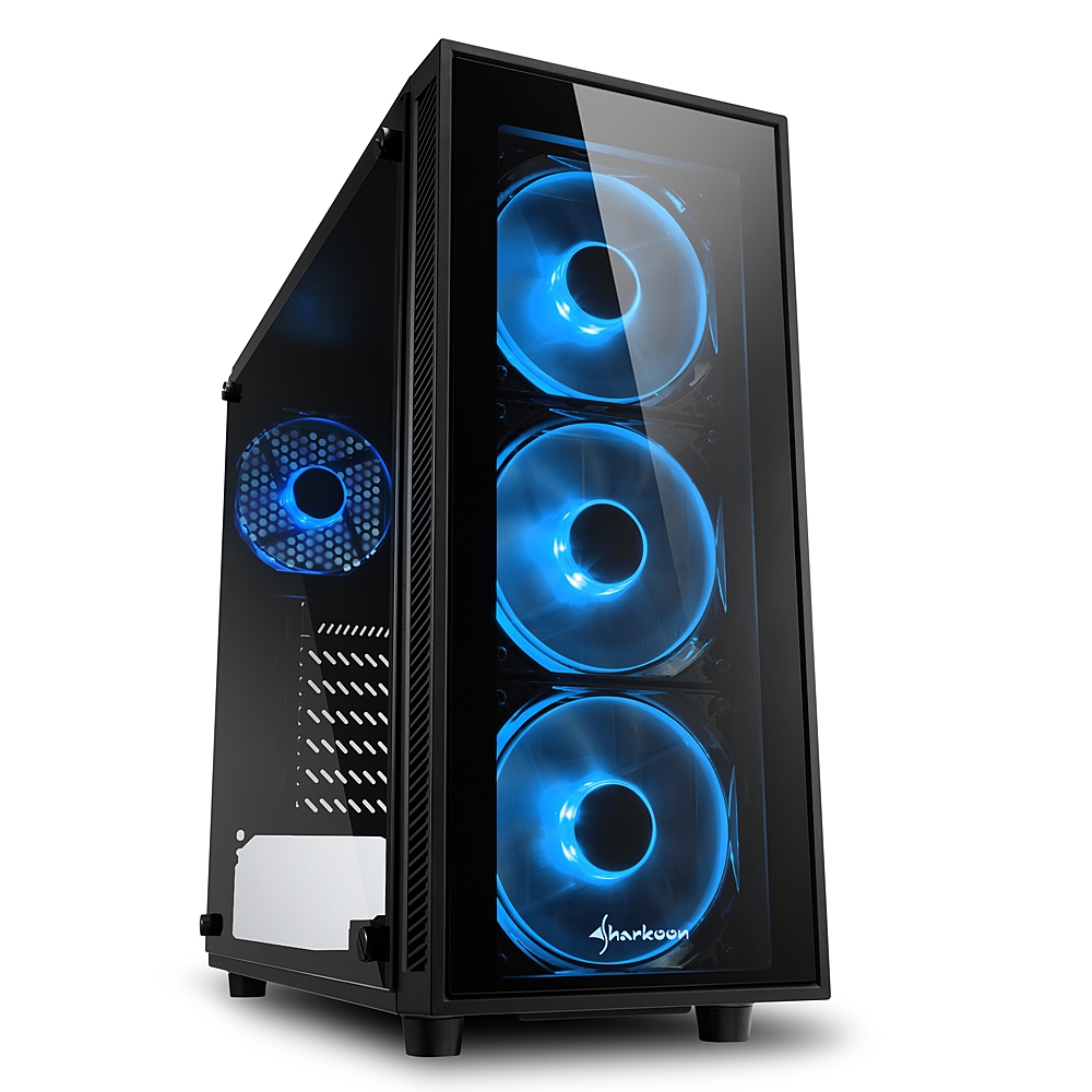 

Корпус компьютерный Sharkoon TG4 BLUE, TG4 BLUE